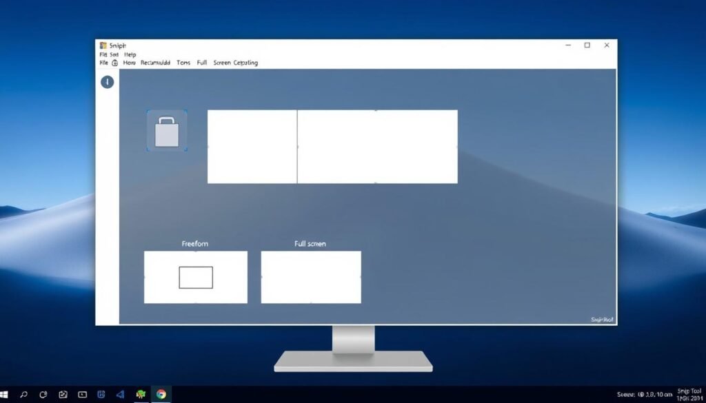 Utklippsverktøyet skjermbilde-moduser Utklippsverktøyet skjermbilde-moduser